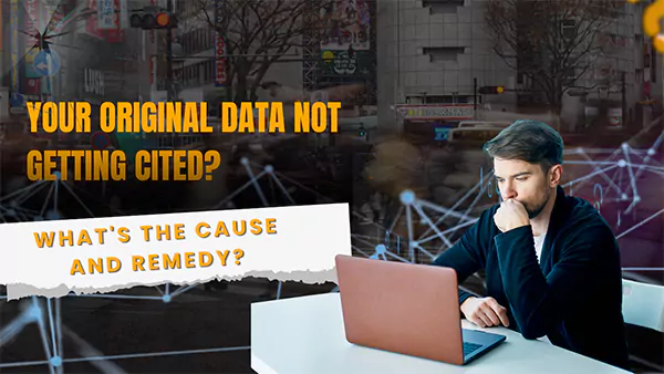 Original Data Not Getting Cited