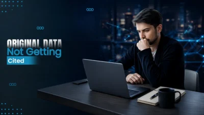 why your original data not getting cited