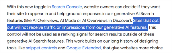 Google Search Console AI Configuration