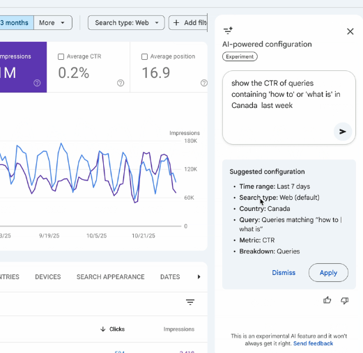 Google Search Console interface