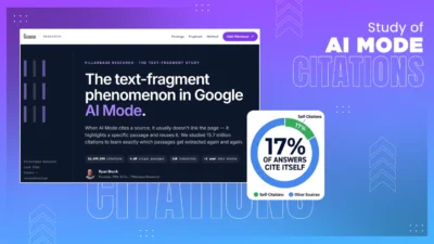 Study of AI Mode Citations