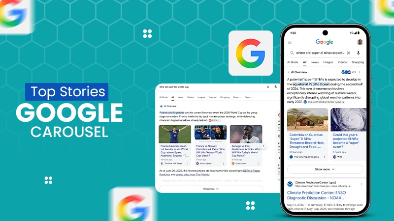 top stories google carousel