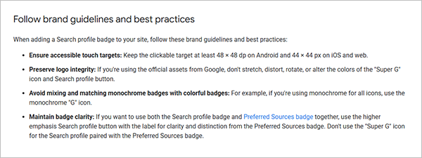 Guideline for best practice