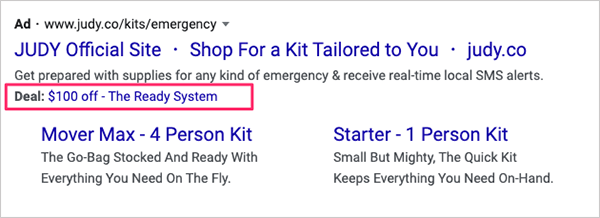 Promotion Extension Example