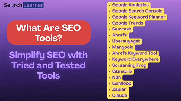 What Are SEO Tools