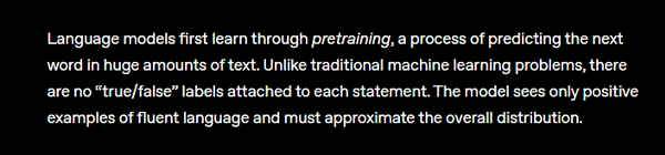 Language Models choosing patterns for result